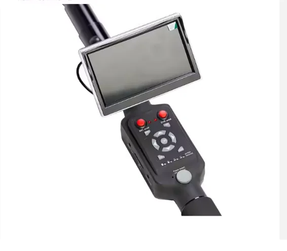 

2025 V5-TS1308D Telescopic Pole Video Pipe Camera Inspection 5 Inch Screen Flexible Snake Camera