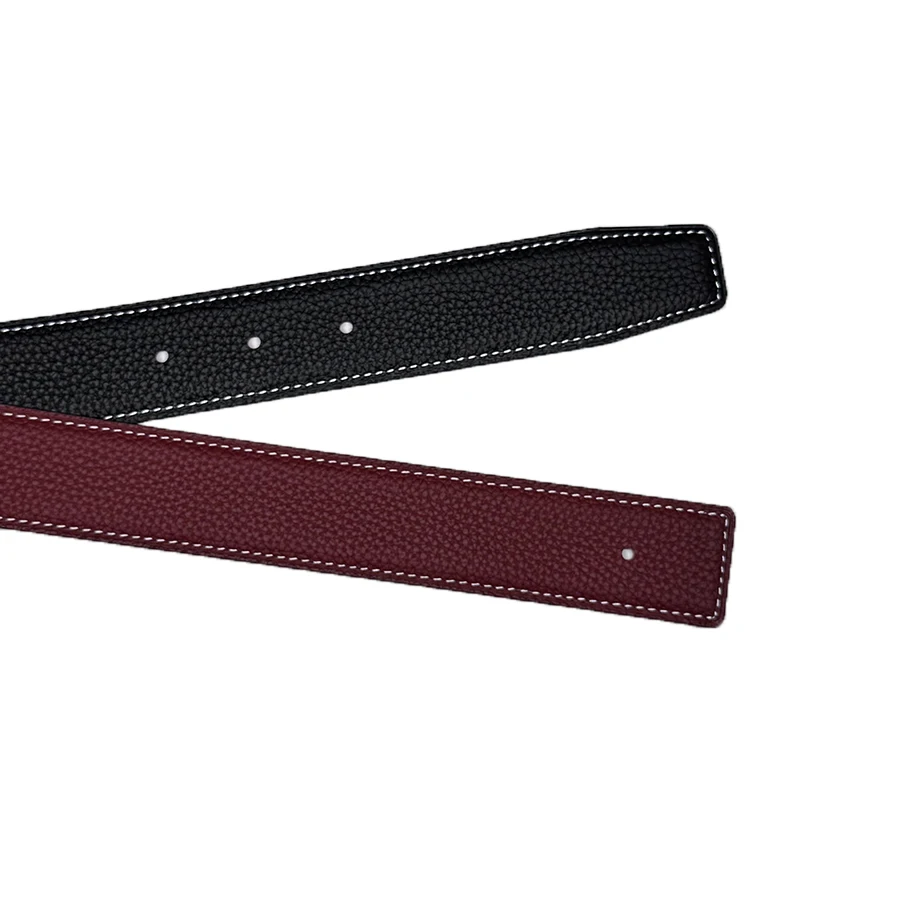 2025 バックルなし Ciartuar 3.2 センチメートル 4 色ストラップ新デザイン男性女性ベルト高品質牛革本革両面