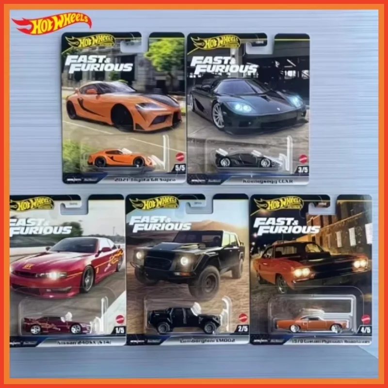 

New In Stock Hot Wheels Premium Fast & Furious 1/64 Diecast Car Model 2021 Toyota Gr Supra Alloy Vehicle Collectible Toys Gifts