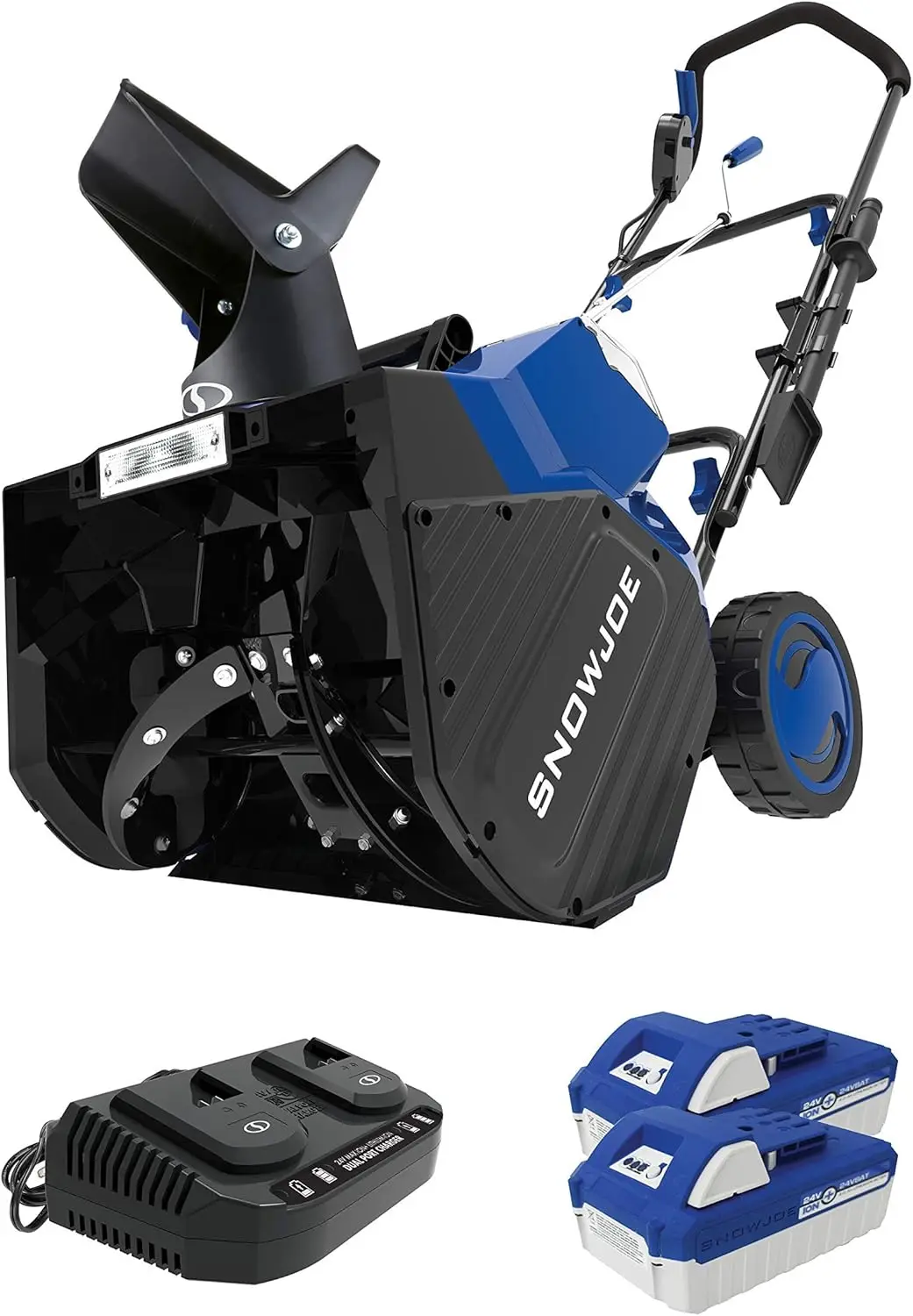 Snow Joe 24-Volt  Cordless Snow Blower (18-Inch Width, Standard Kit (w/2 x 4-Amp Batteries))