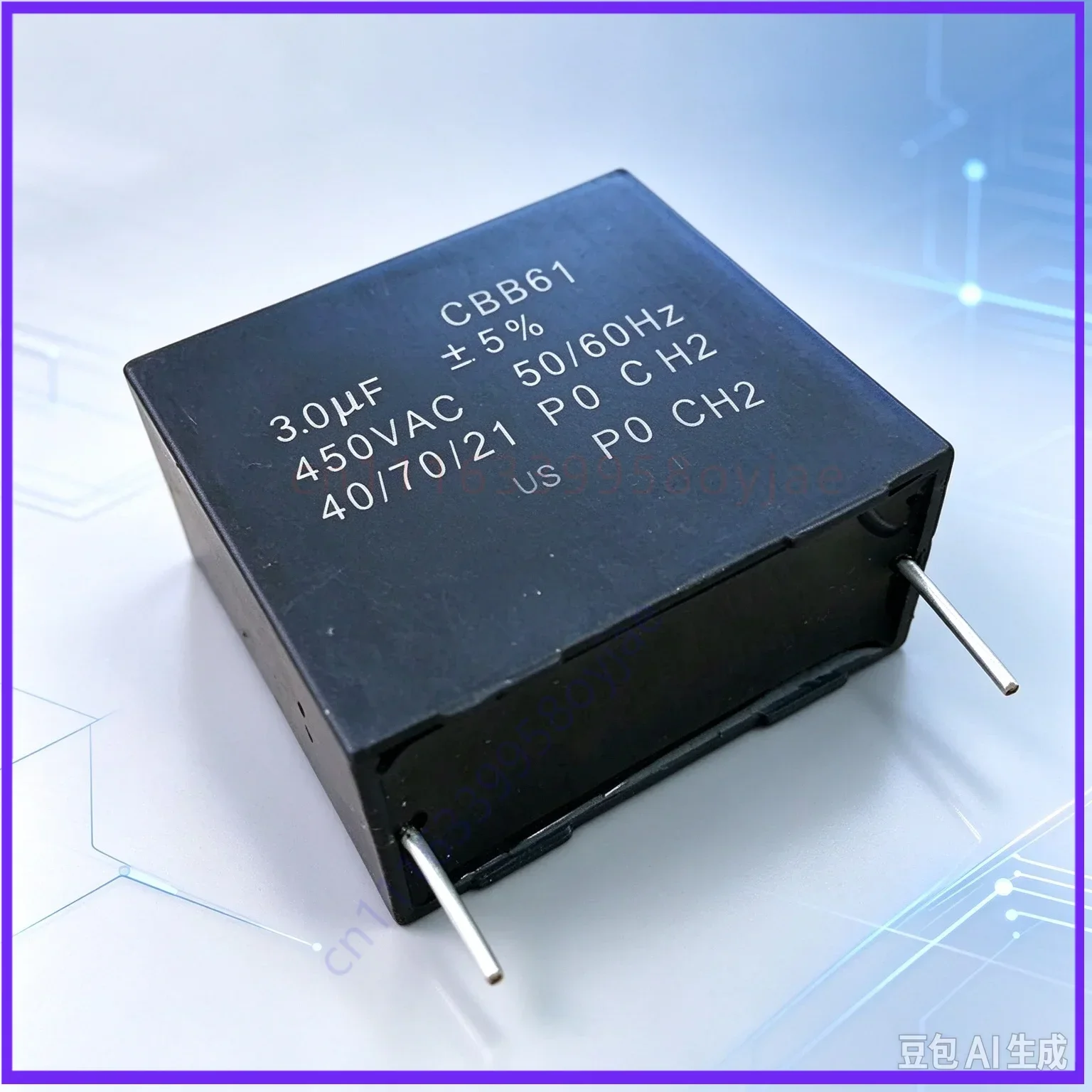 Genuine for Xiamen FARA CBB61 3UF 450VAC 1200VDC Film Capacitor  50pcs