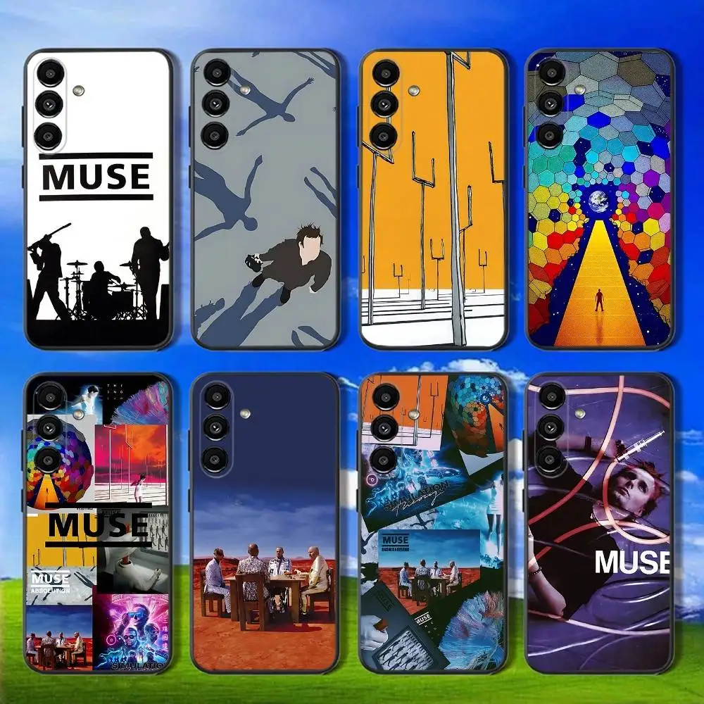 

M-Muse Band Album Phone Case For Samsung Galaxy A13,A21s,A22,A31,A32,A52,A53,A71,A80,Soft Black Shell