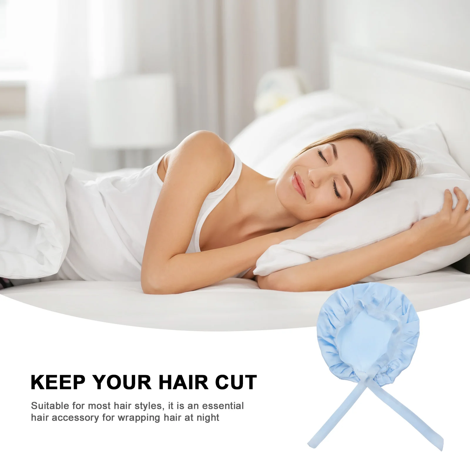 

1pc Silk Adjustable Hair Sleep Hair Care Adjustable Sleeping Cap Care Comfortable Night Sleeping Bath Night Sleep Hat Hat