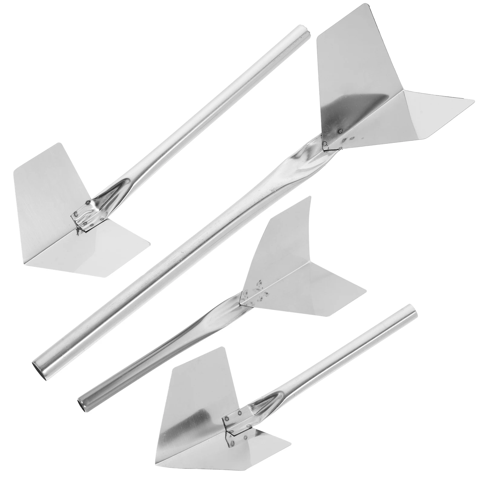 

4pcs Yin- Angle Grinder Stainless Steel Plaster Trowel Drywall Tools Corner Finishing Large Small Concave Convex Wall Manual