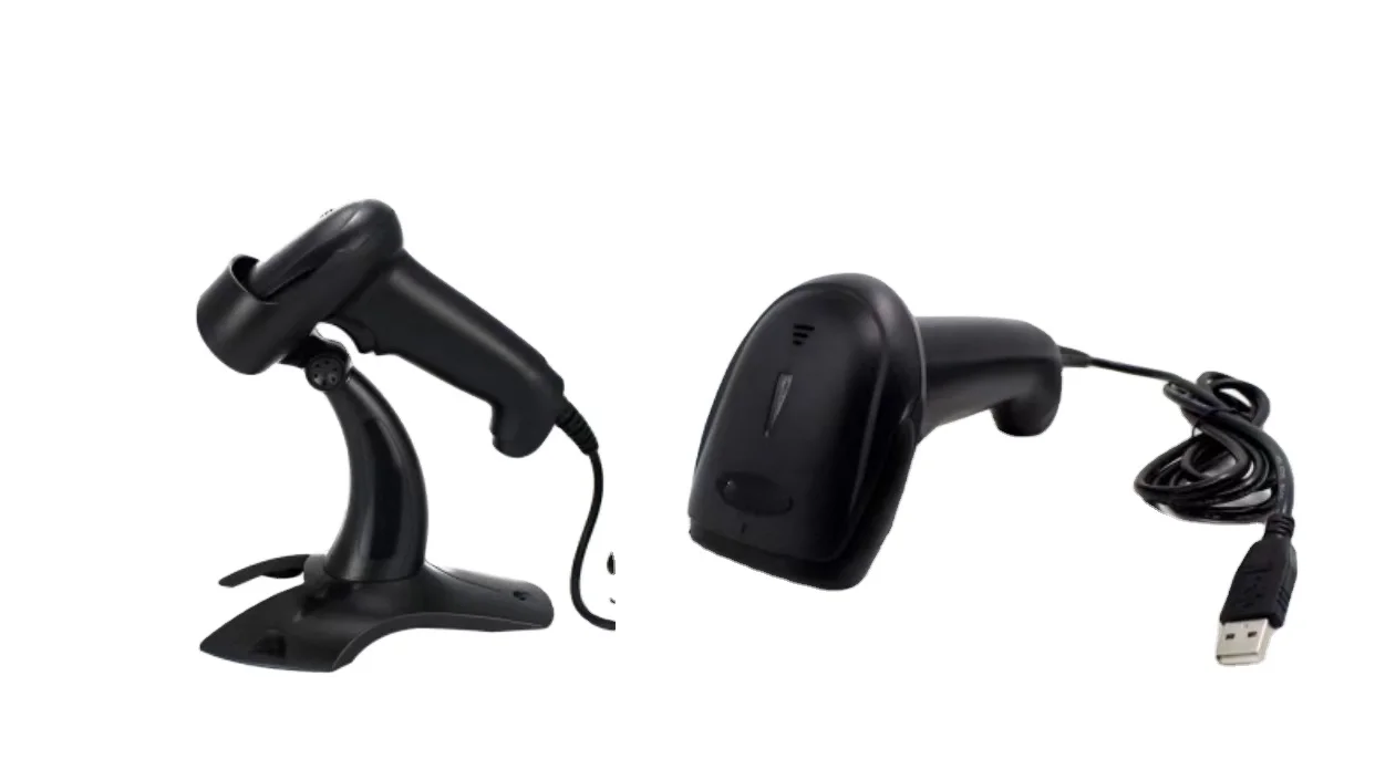 2.4G Wired USB Handheld 1D 2D QR Code Scanner Barcode Scanning  POS Barcode Scanner in Stock