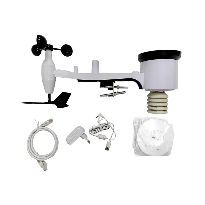 Weather Station GW2002 WiFi Gateway, Wind Speed, Wind Direction, Rainfall, Temperature, Humidity