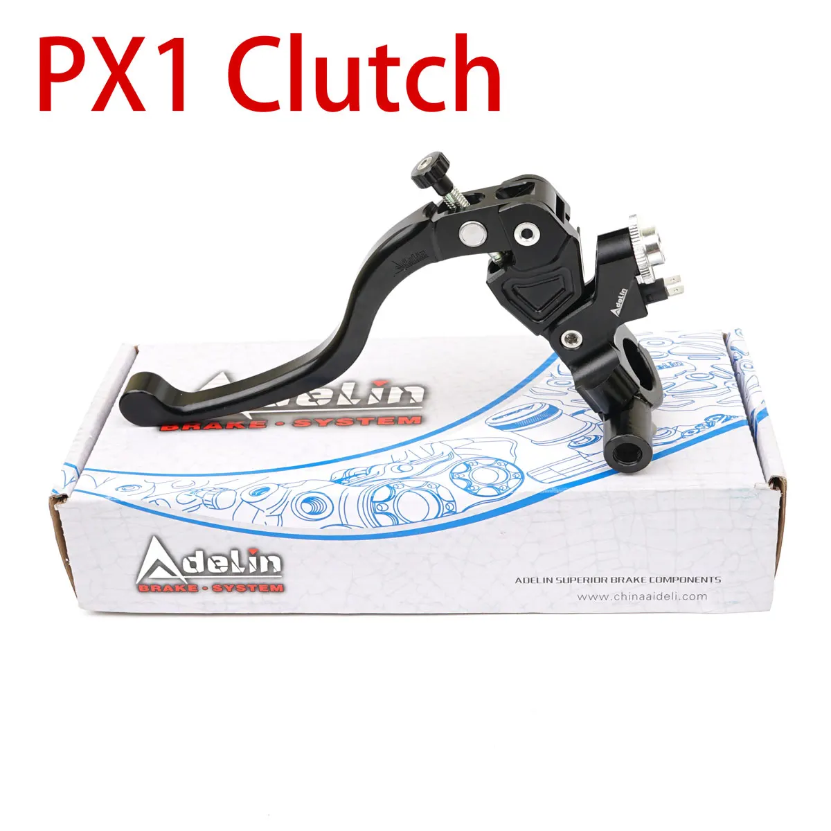 Adelin 14/15/16/17.5/19mm PX1Motorcycle Brake Clutch Pump Master Cylinder Lever Handle Hydraulic Pump For Yamaha Kawasaki Suzuki