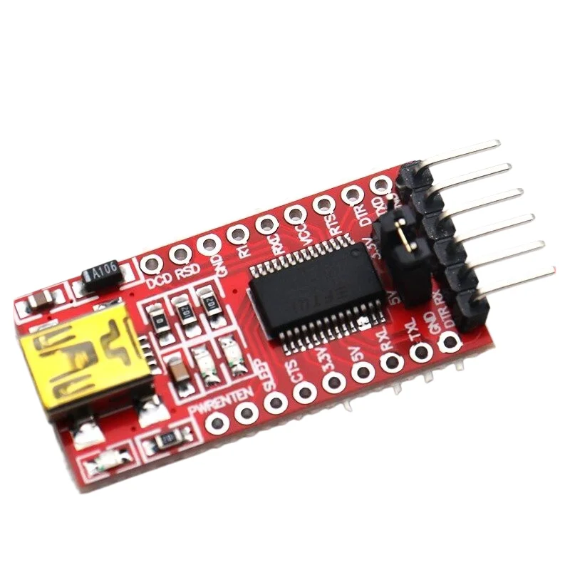 USB to TTL supports 3.3V 5V FT232RL module dedicated, download cable mini interface