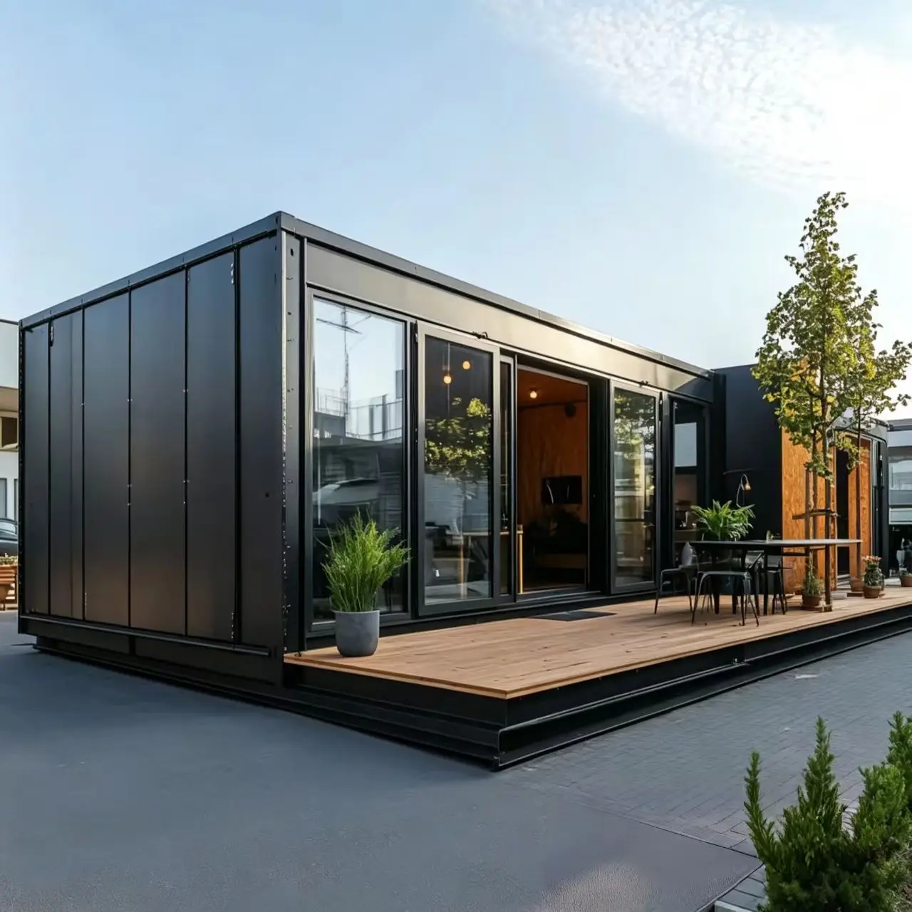 Modern Expandable Prefab Container Villa High Quality Waterproof Ideal for Vacation Rental And Long Term Residence