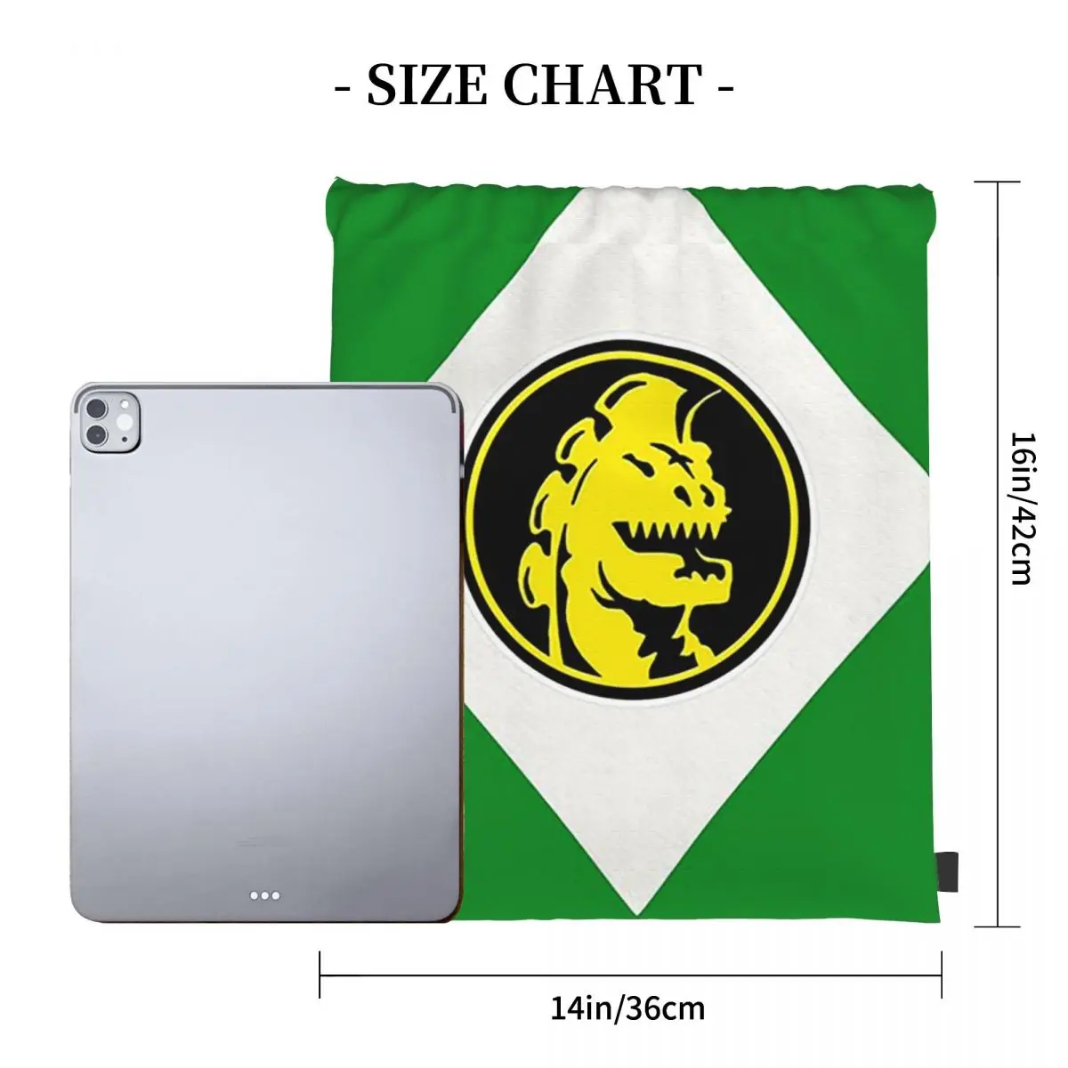 Dragonzord Backpacks Casual Portable Drawstring Bags Drawstring Bundle Pocket Sports Bag Book Bags For Man Woman School image 2