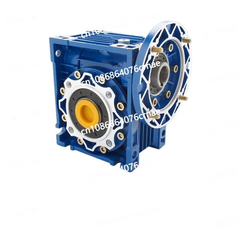 Worm Gear Reducer NMRV063 25mm Output 3 Phase 380v Single/2 Phase 220v 4 Pole 2400RPM 750w Asynchronous Motor