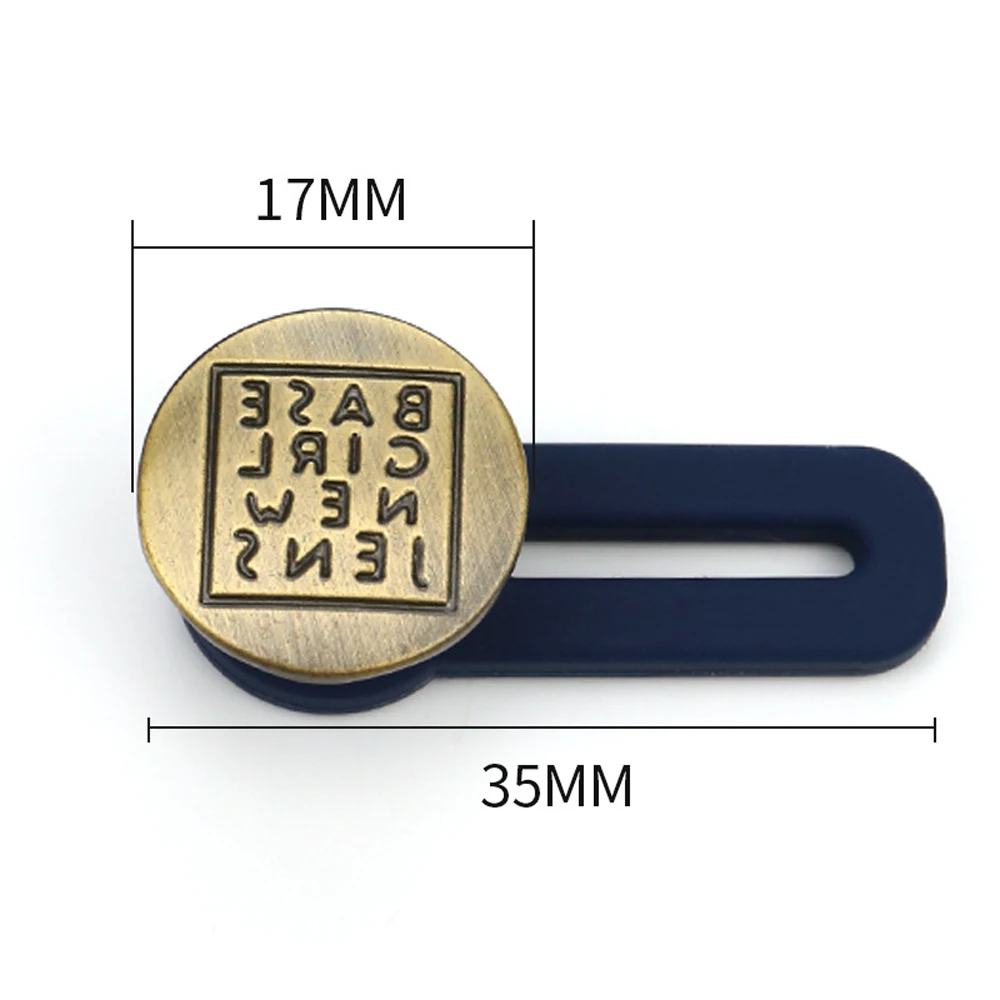 Metal New Clothing Elastic Letter Star Retractable Buckle Buttons Waistline Increase Jeans Extended Button Waist Fastener