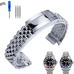 For Rolex Sub GMT Yacht Daytona 20mm Men Watch Strap Luxury Bracelet Mod Parts Replacement Jubilee wrist Accessories