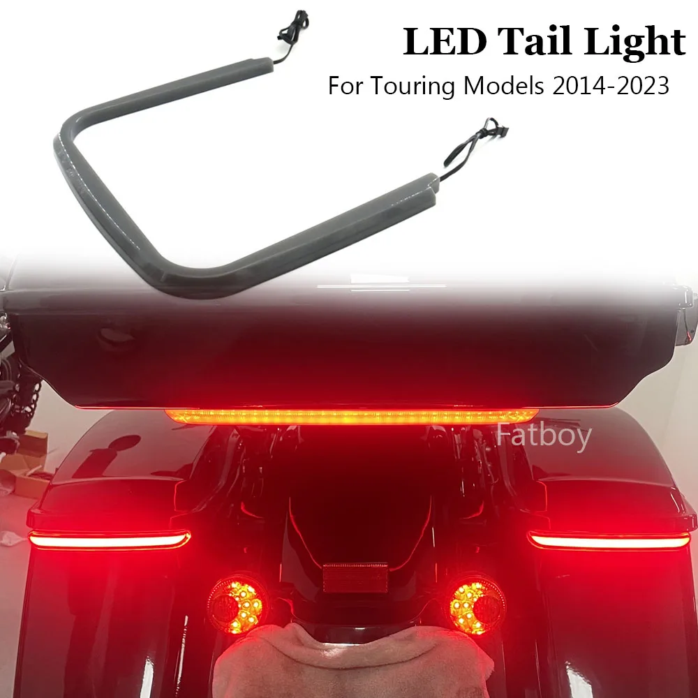 Motorcycle Accessories Tour-Pak Turn Signal LED Tail Light Lamps For Harley Touring Model Road Glide Ultra CVO 2014-2023