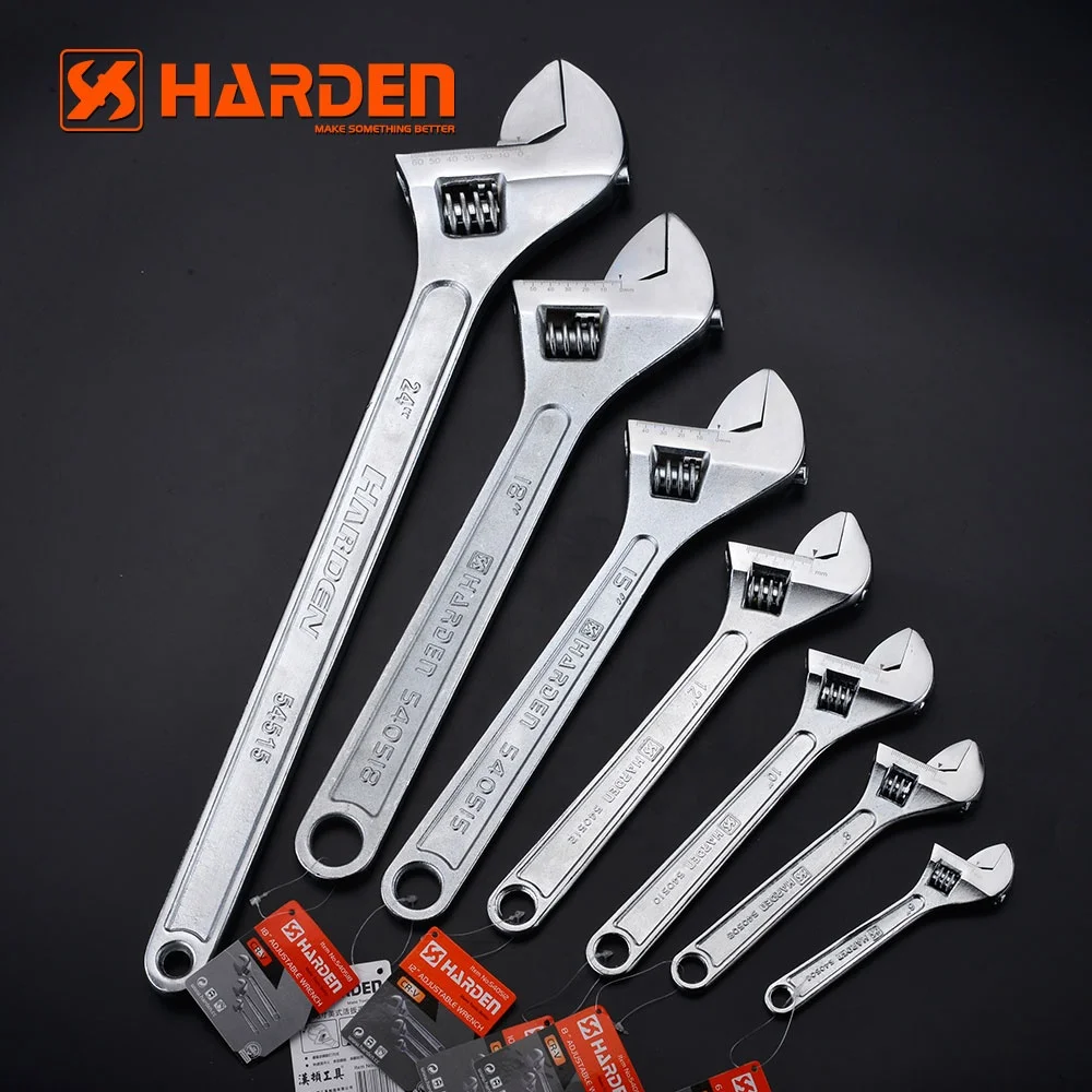 Professional Hand Tools Chrome Vanadium Custom 18" Flexible Adjustable Wrench Spanner Set - view 3