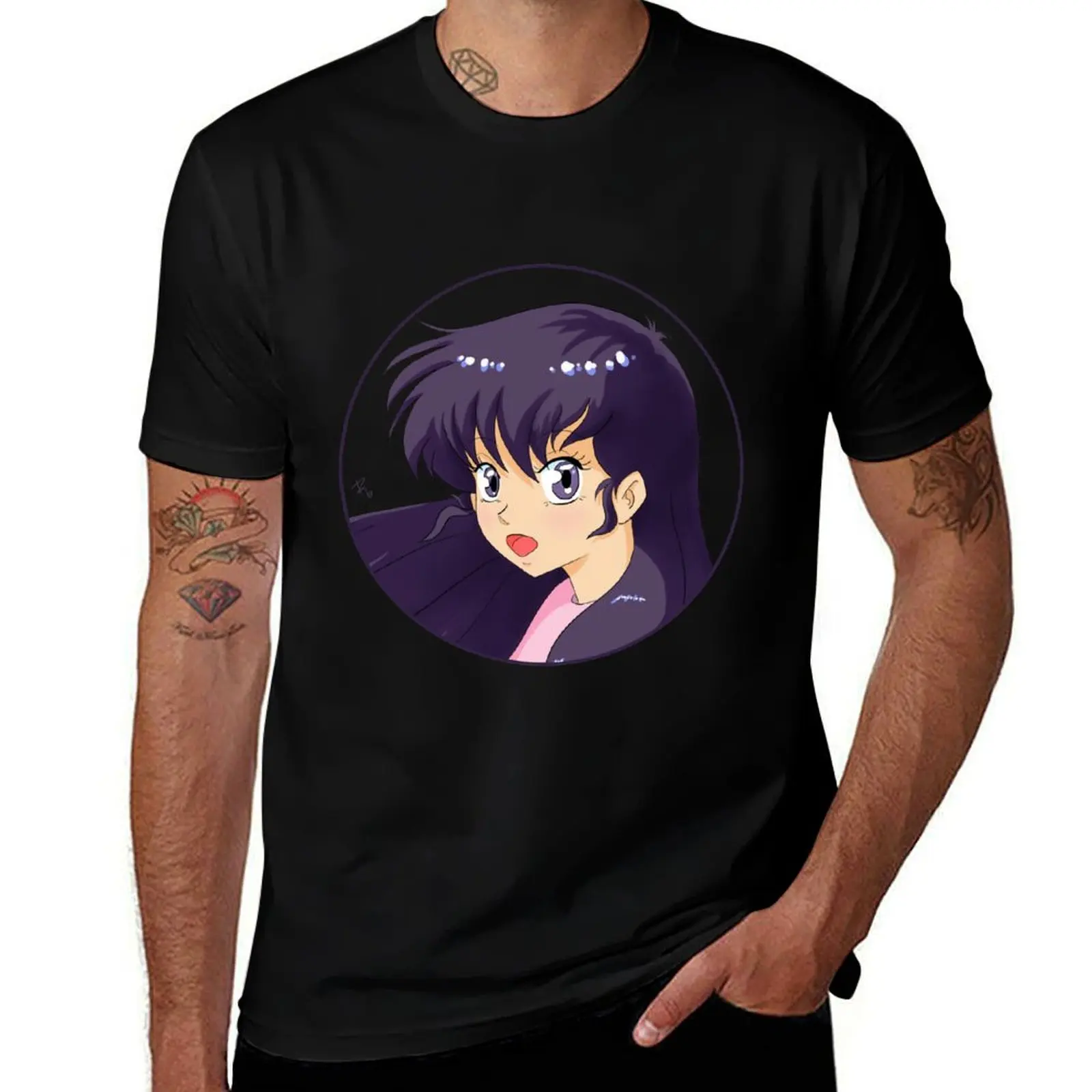 Kyoko Maison Ikkoku Fanart T-Shirt oversized customs design your own vintage clothes basketball graphic tees mens plain t shirts