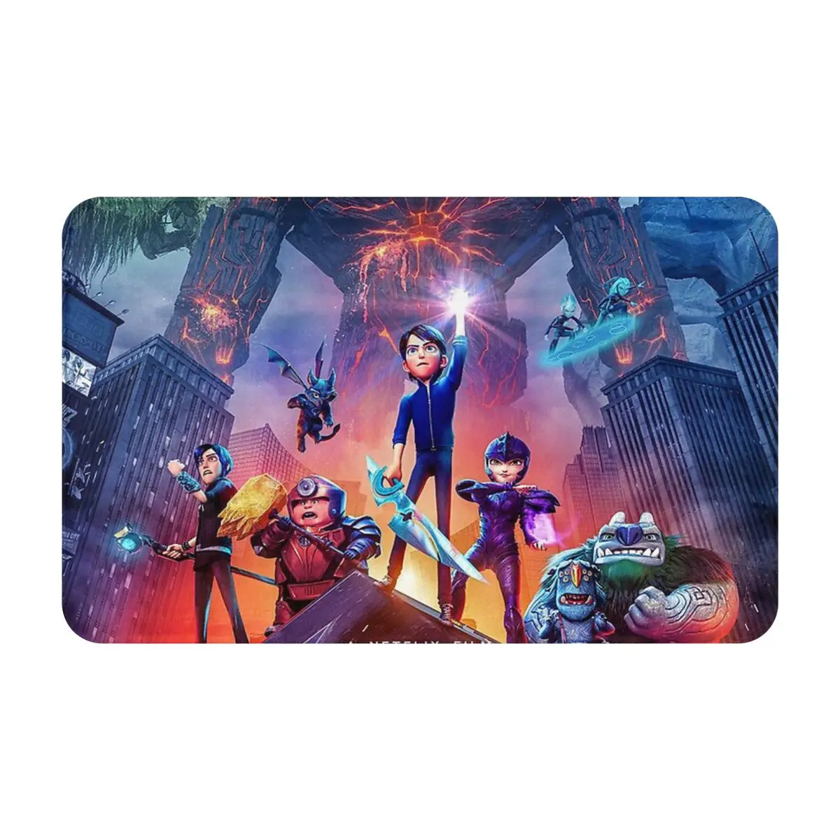 Trollhunters - Rise Of Bath Mat Carpet Door Mat 50x80cm Outdoor Mat Children Room Mat Floor Rug