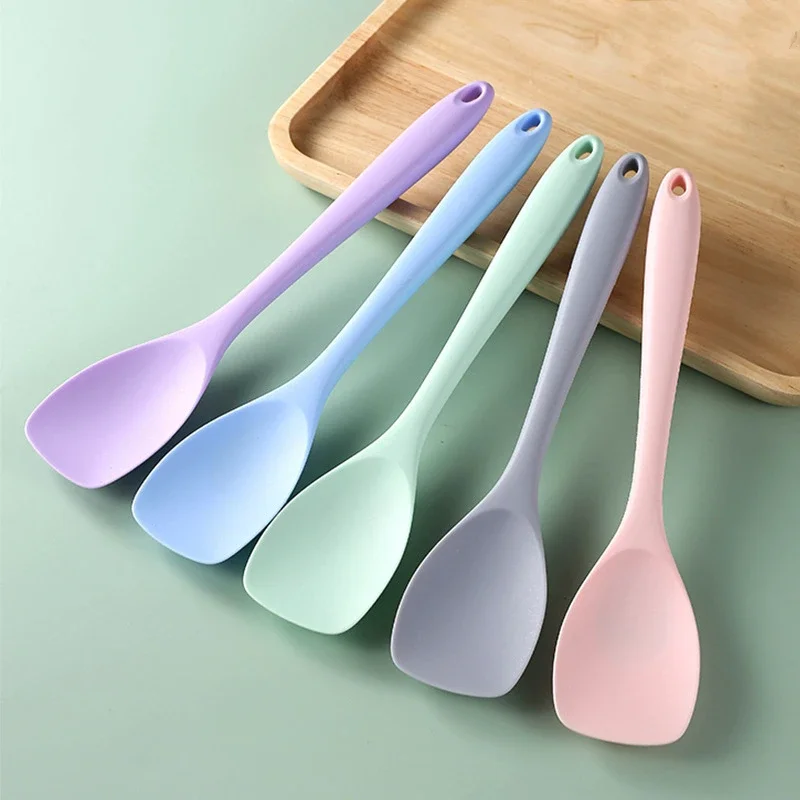 

Silicone Duck Tongue Shovel Food Grade Non Stick Butter Cooking Silicone Spatula Salad Mixing Scraper Cake Baking Tool