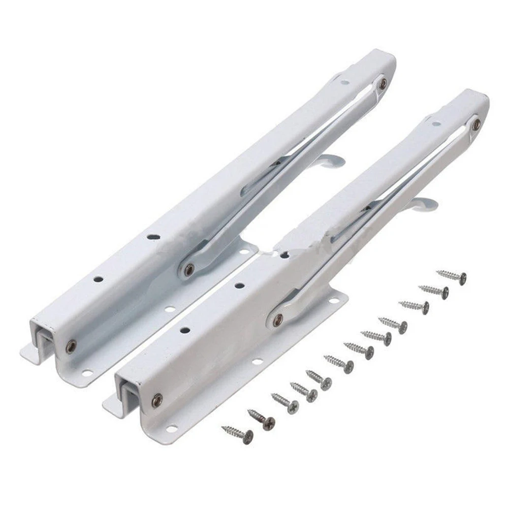 

2pcs 90 Degree Folding Triangle Shelf Bracket Spring Loaded Wall Mounted Support For Flat Fixing Ray Pipe Hinge