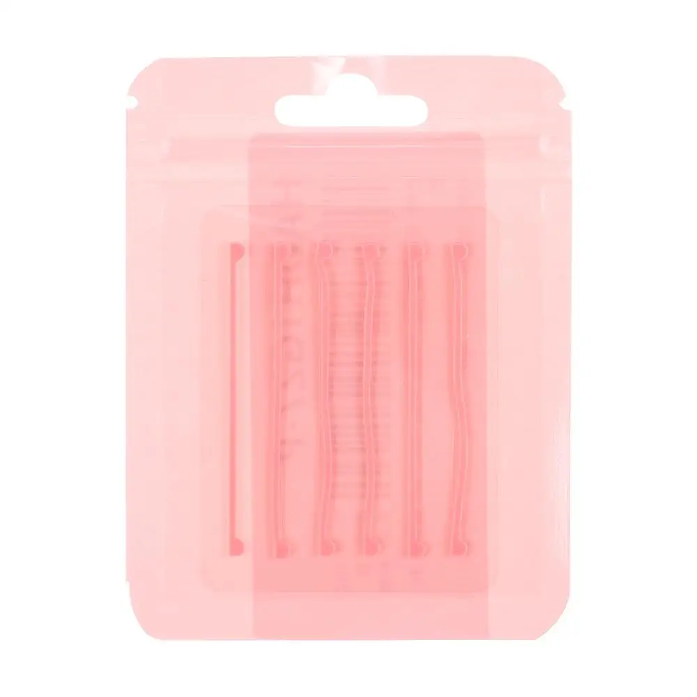 Coussinets de permanente de cils en silicone, applicateur de levage de cils, patchs de bigoudi de faux cils, 3 paires par sac