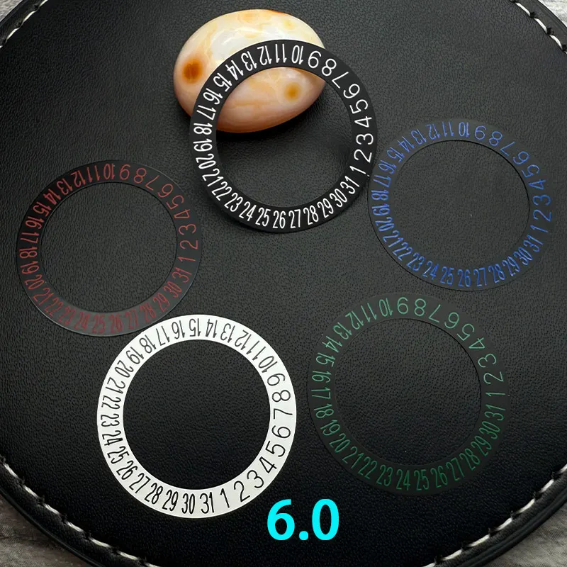 Mod NH35 NH36 Date Dial Date at 6.0H Fit For NH35 NH36 Automatic Movement NH35 NH36 Movement Date Wheel Patch Refit Parts