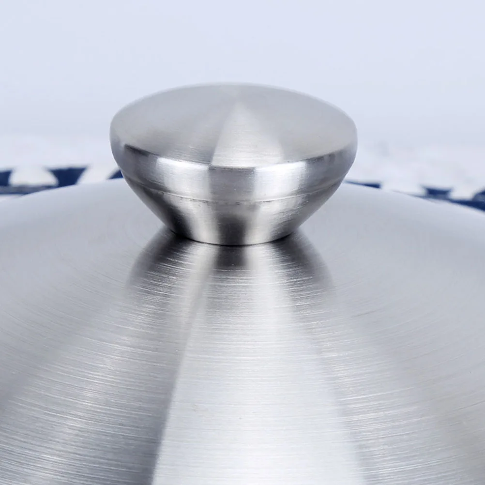 

Thickened Pot Lid Steel Small Frying Pan Covers Cooking Universal Lids Spill Stopper Kitchen Gadget Thick Cookware Part