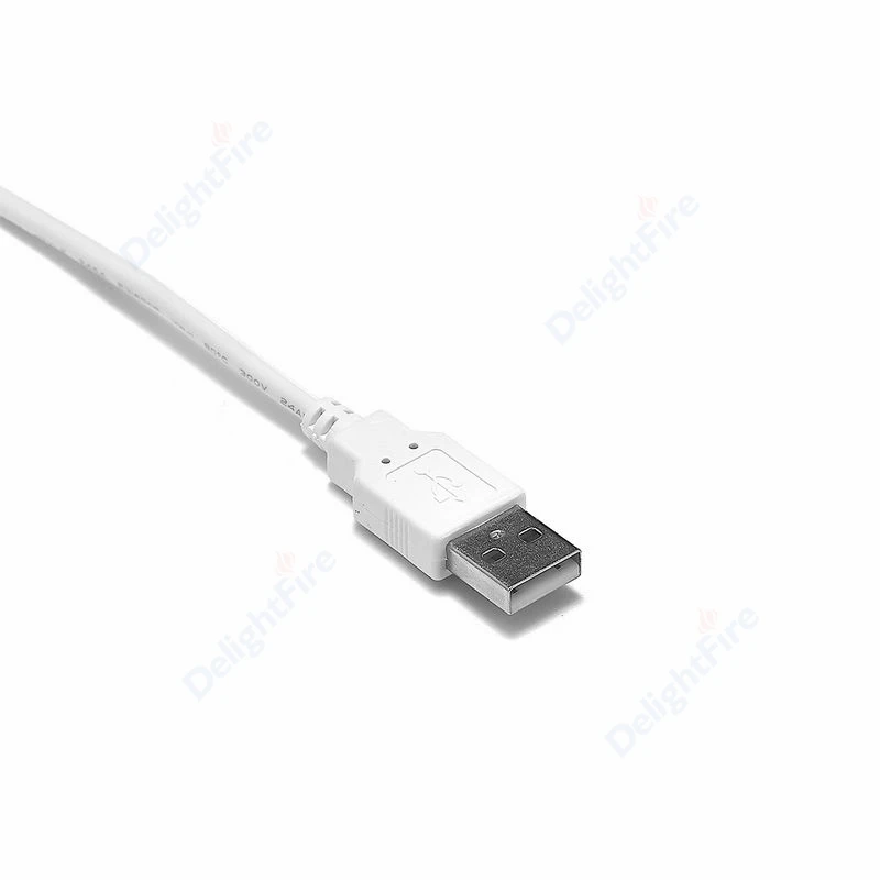 1/1.5/2m cavo connettore USB a striscia rigida a LED con interruttore cavo elettrico 5V12V cavo di prolunga di alimentazione USB per lampadina fai