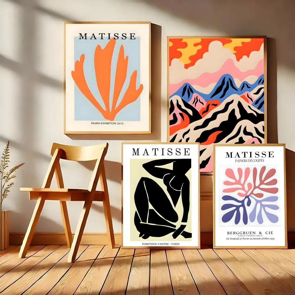 M-Matisses Exhibition Rosary Chapel 1949 Minimalist Home Idea Warm Visual Focus Everyday Room Vibe Minimalist Flat Decor Poster