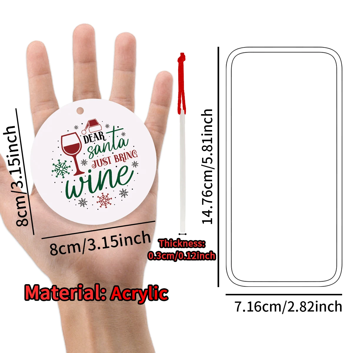 Dear Santa Just Bring Wine