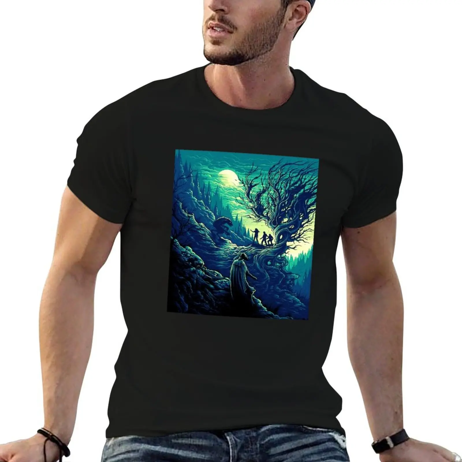 

Magic Tree Green T-Shirt cotton tshirt 100% printed t shirts for man t shirt for man 100 percent cotton T-shirt