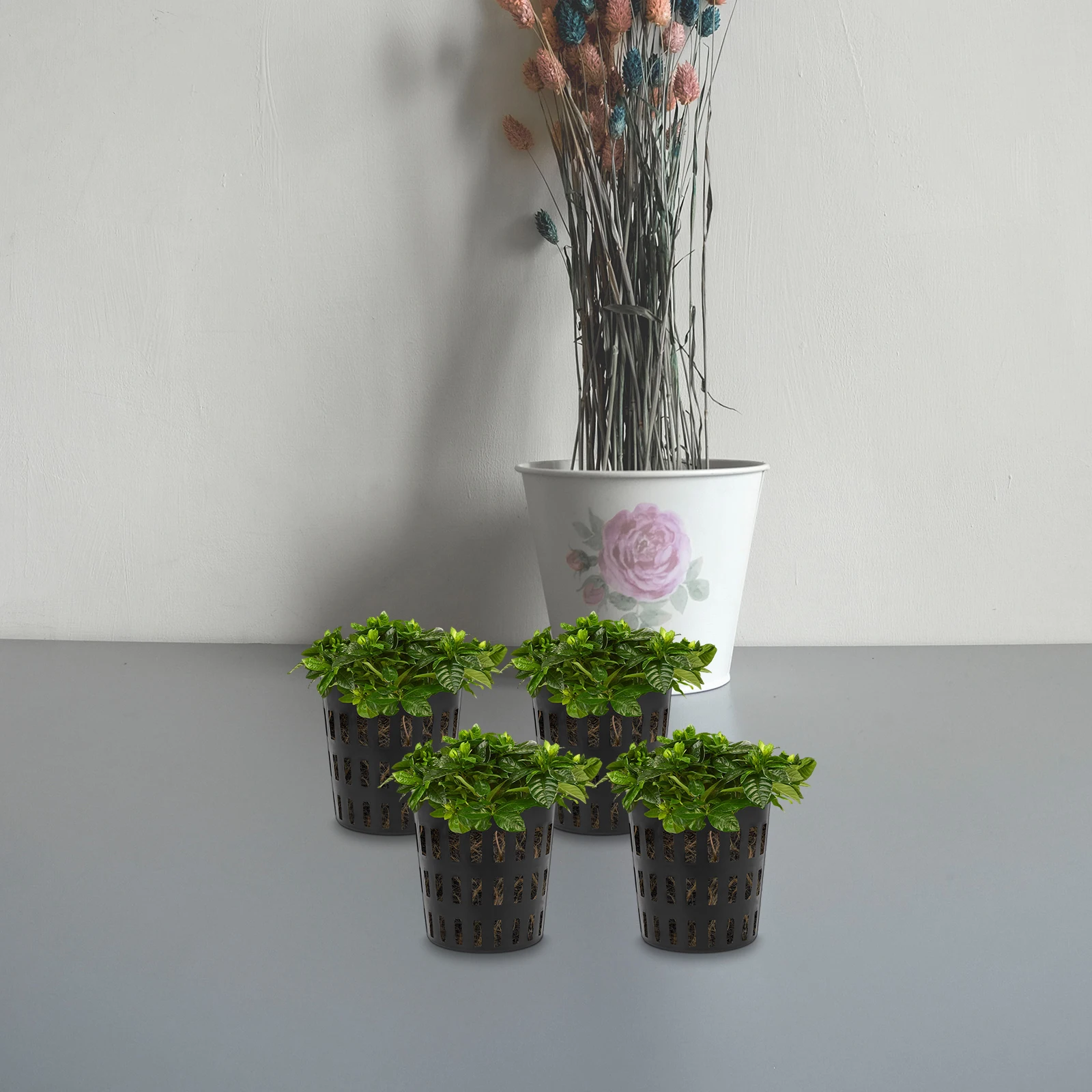 

10 Pcs Hydroponic Net Pots Plant Baskets Plastic Mesh Cups Aquatic Gardening Unsoiled Cultivation Balcony Planter Small Strainer
