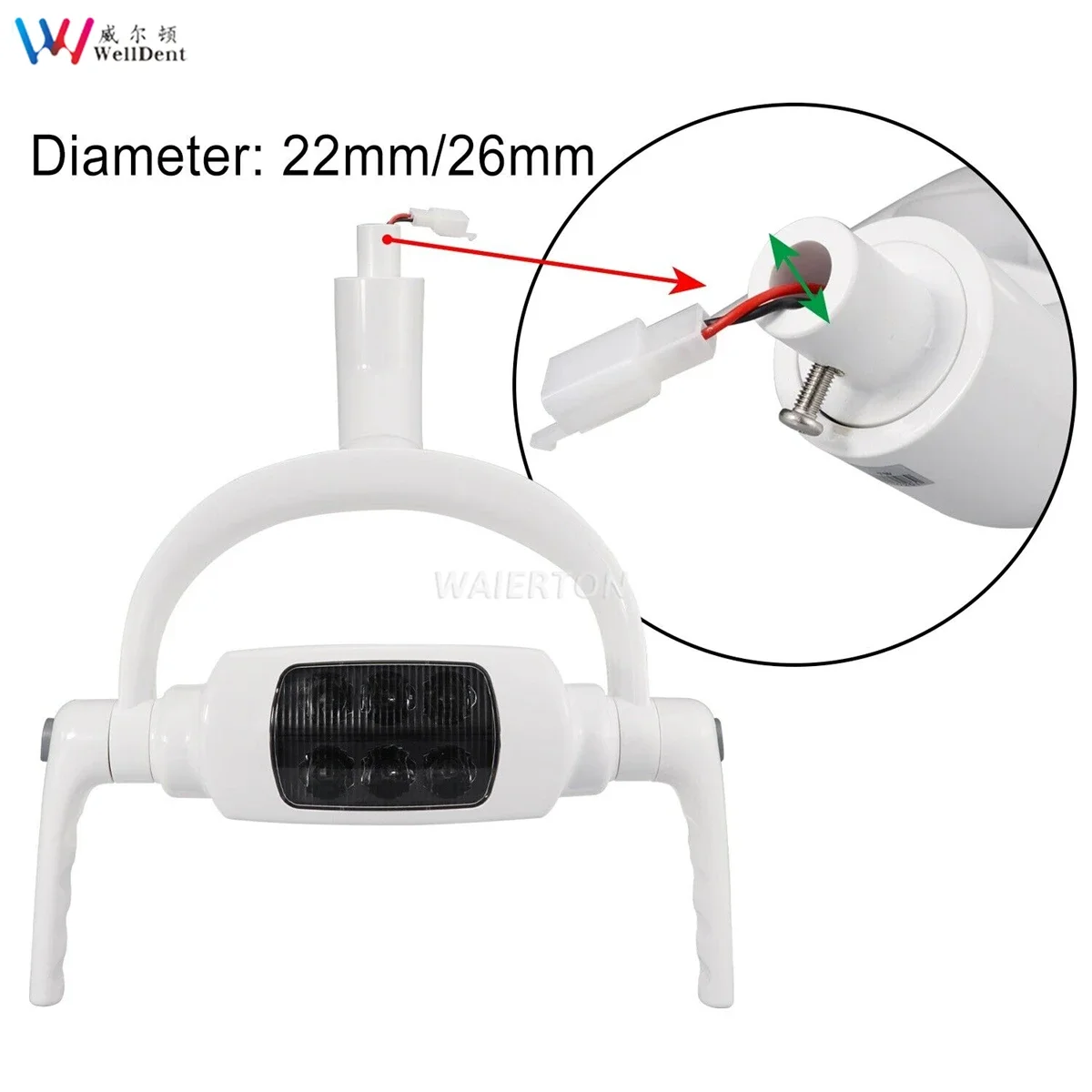 

Dental Lamp 6LED 20W Oral Operation Teeth Lamp Oral Induction Sensor Light LED for Dental Unit Chair