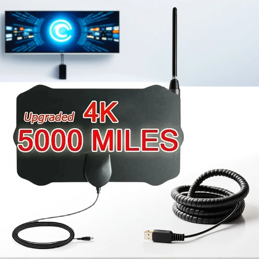 

Внутренняя цифровая телевизионная антенна HD 8K 4K 1080P мощностью 5000 миль — HDTV-антенна 25 дБ для кабельного телевидения DVB-T DVB-T2 UHF VHF