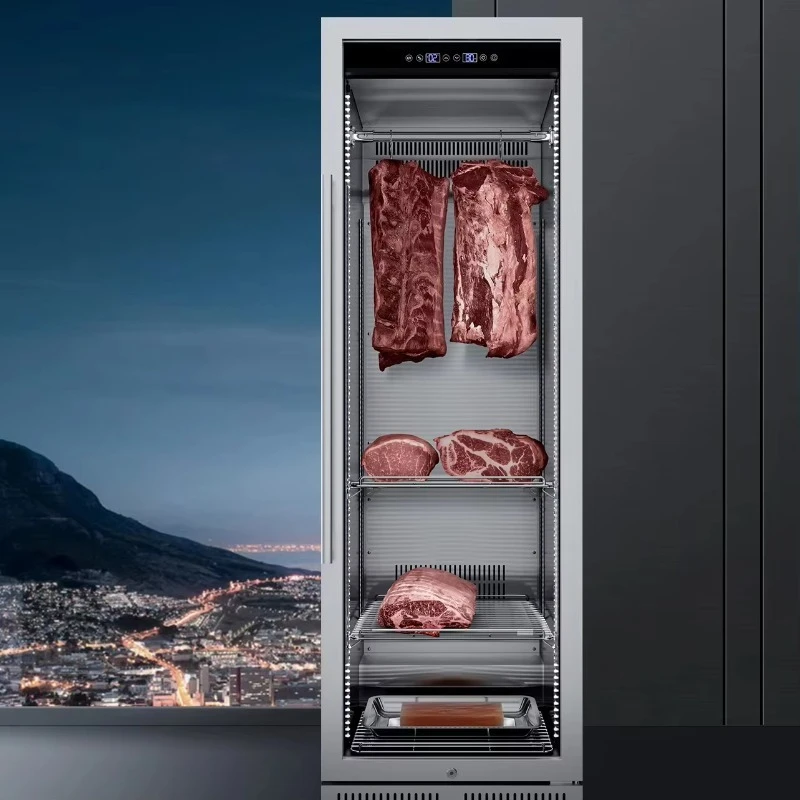 

Customized Humidity Control Commercial Dry Aging Refrigerator Large Size Beef Salami Charcuterie Durable Hot Sale