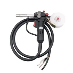 NBC-200A NBC200 Nylon Body Toothed Rolle MIG MAG Spool Gun Push Pull Feeder Aluminum Welding Torch NBC-200 180A 3M 13Ft