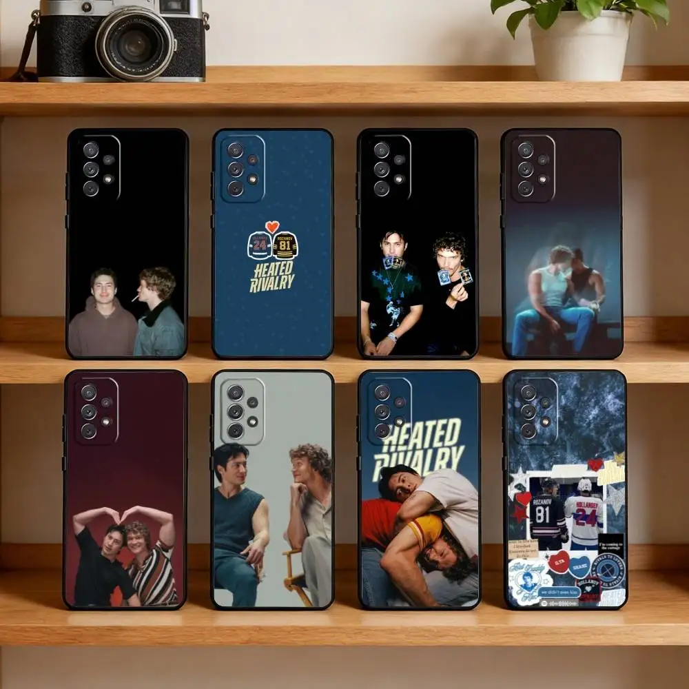 

H-Heated Rivalry Phone Case For Samsung Galaxy A73,A72,A71,A70,A52,A51 Others Soft Black Cover