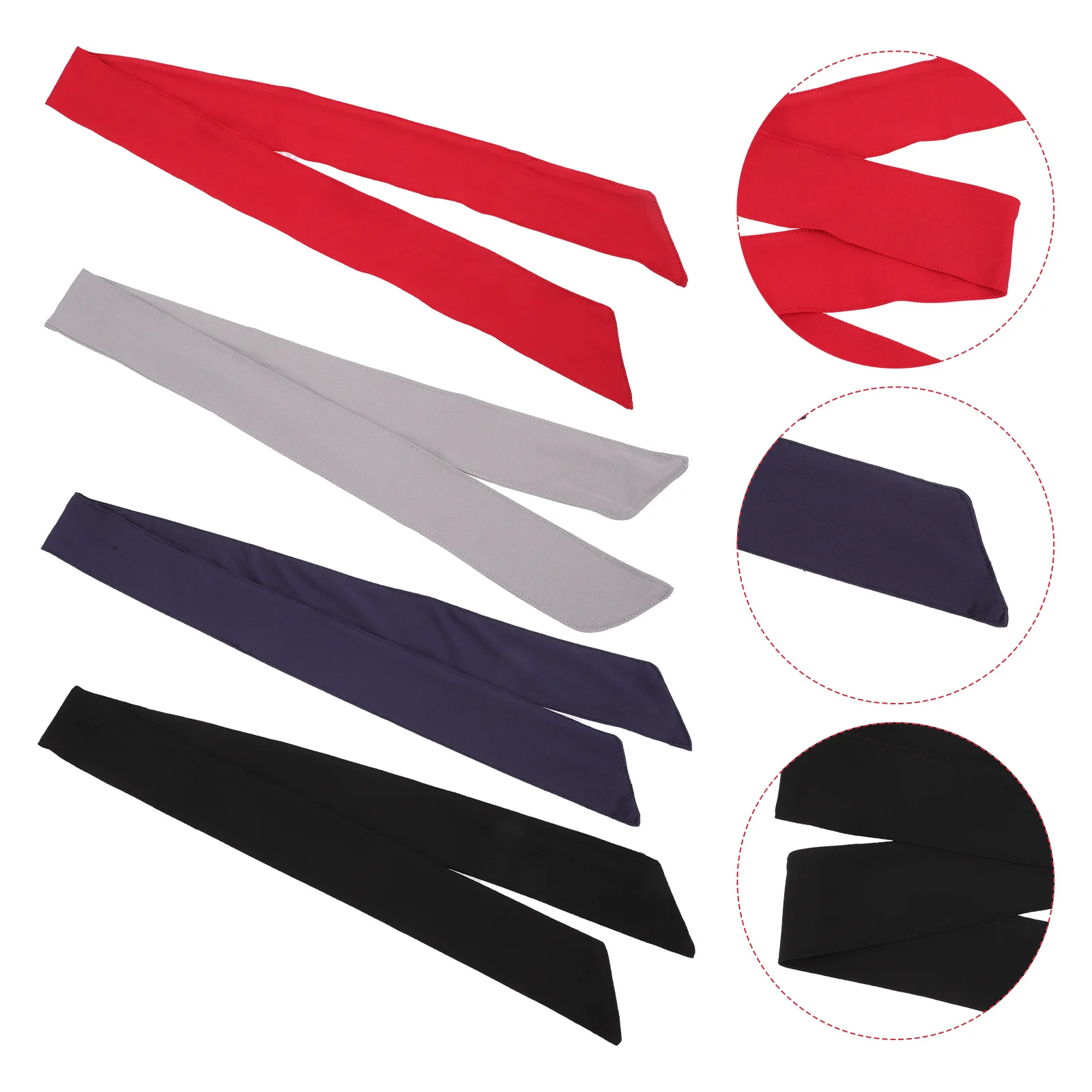 

4Pcs Sports Headband Breathable Running Sweatband Fitness Headwrap Sweat Absorbent Elastic Outdoor Yoga Hair Band for Teens