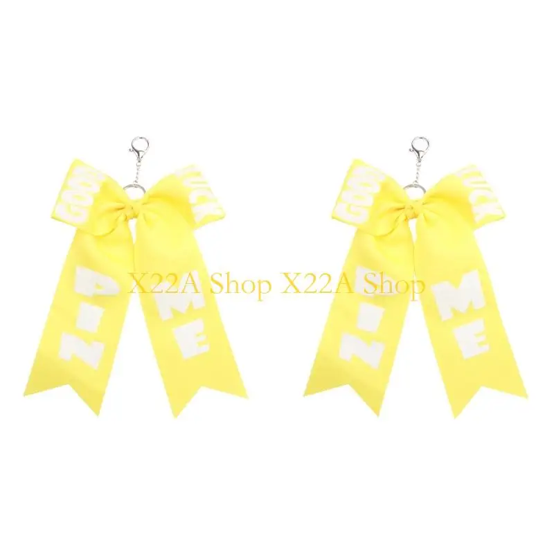 Unique 2 Pieces Big Cheerleading Rings With Metal Clip For Bags And Backpacks