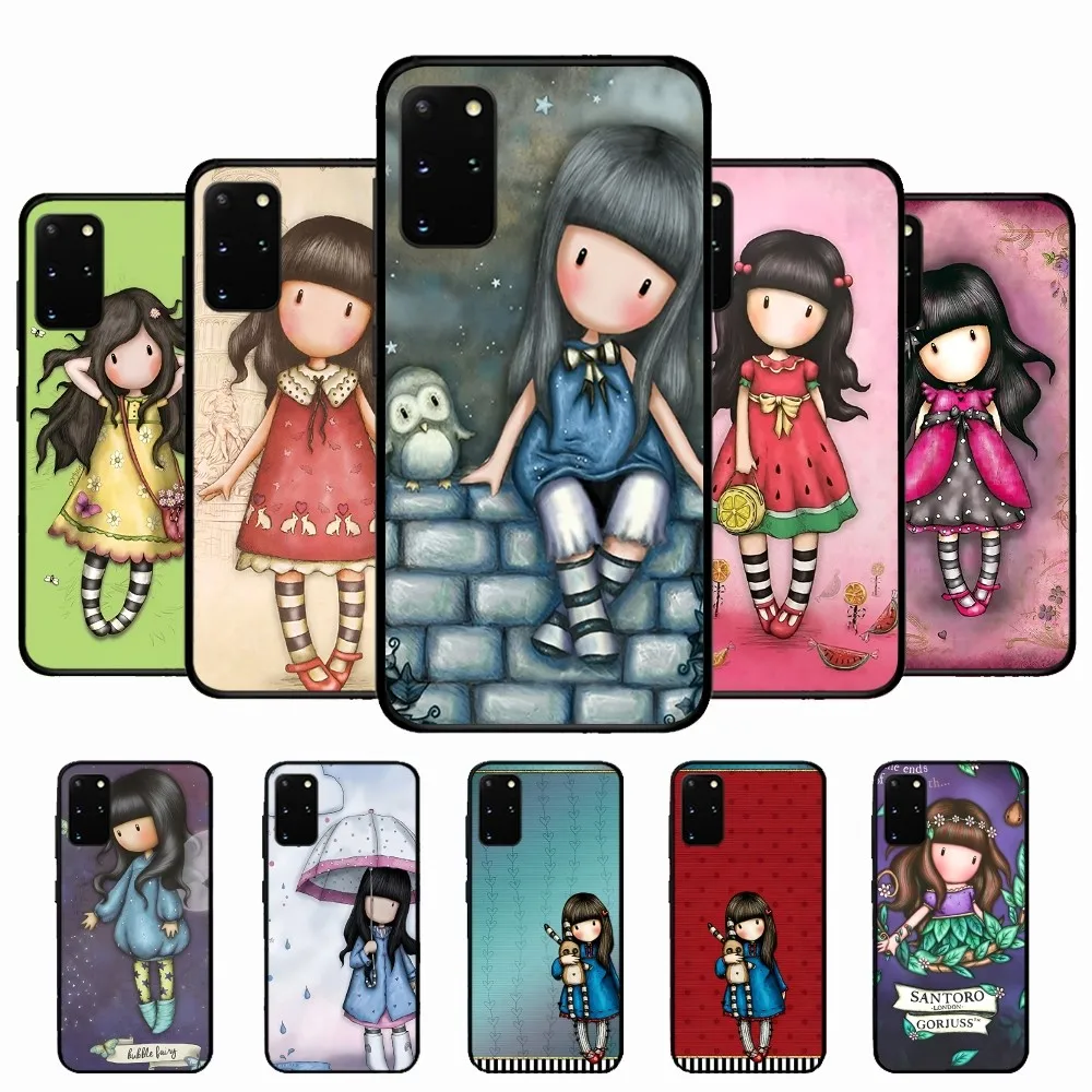 Lovely S-Santoro G-Gorjuss  Phone Case For Samsung S 9 10 20 21 22 23 30 23 24 plus lite Ultra FE S10lite Fundas