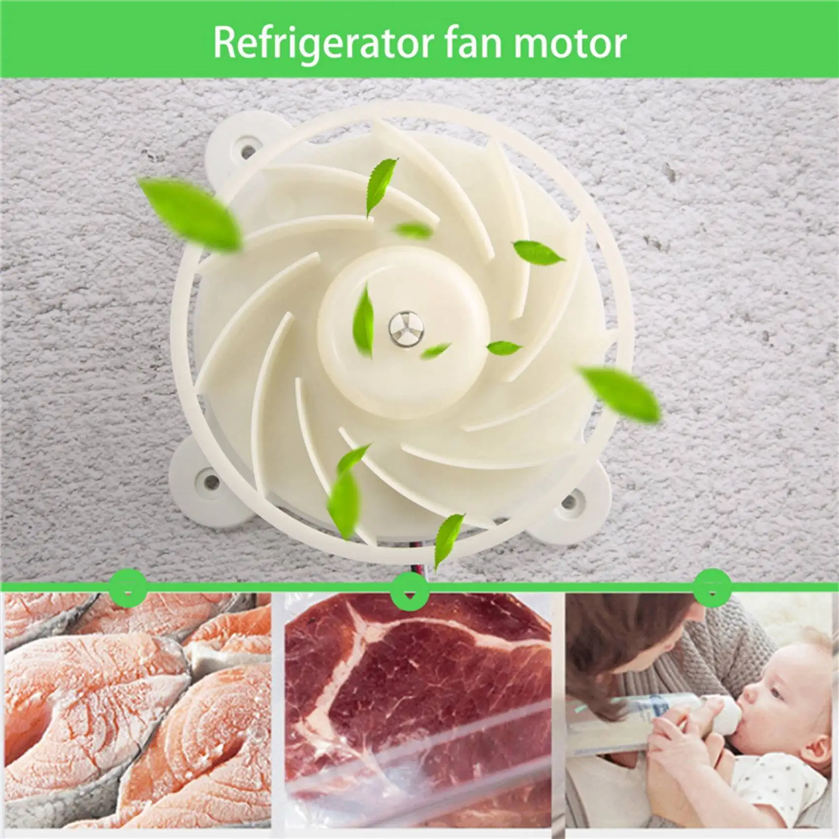 A76K Motor ZWF-30-3 12V2.5W For  Meiling Athenarefrigerator