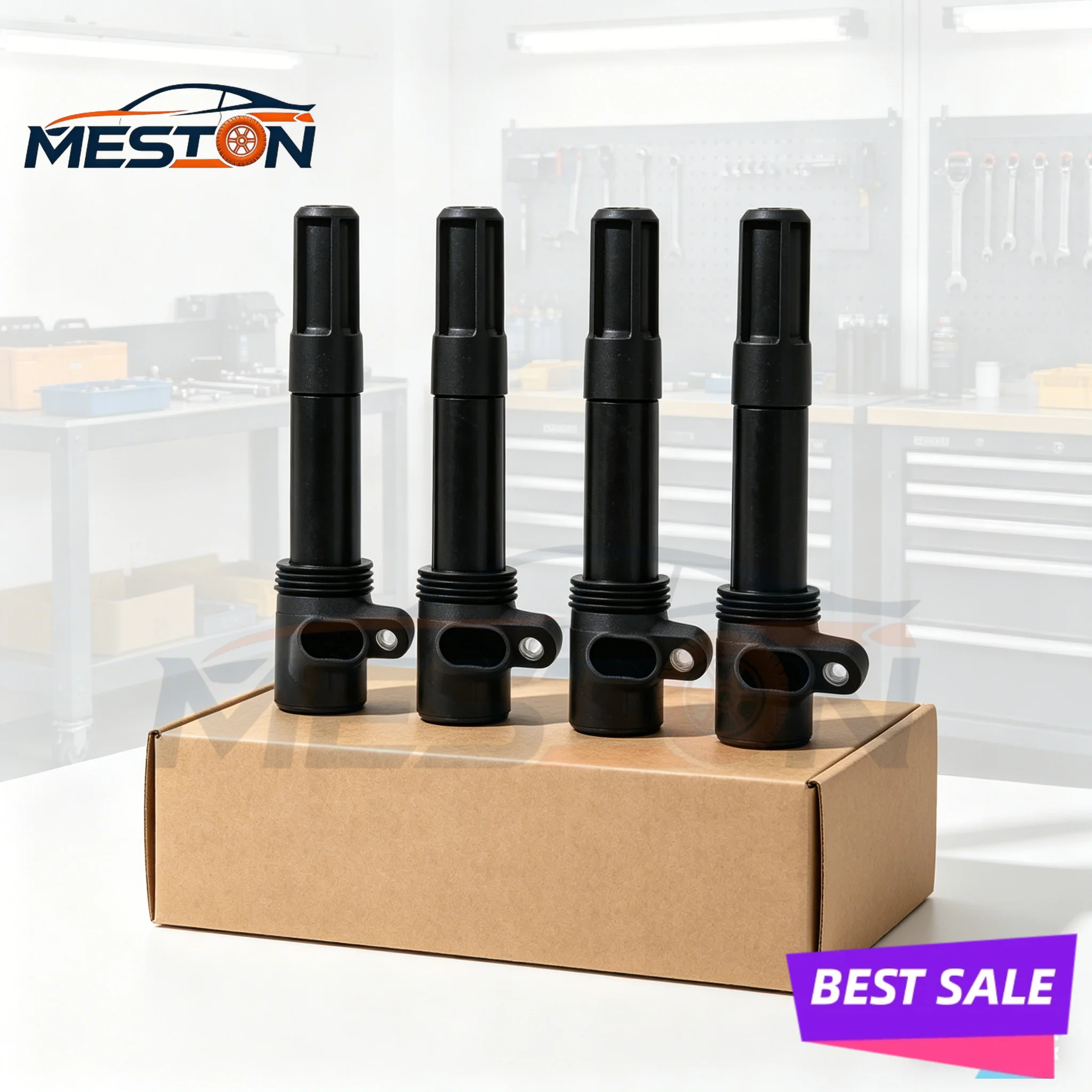 

4Pcs For Alpha Romeo MITO Fiat 500 Boyue Panda 1.4 2004-2007 46777288 Ignition Coil Pack
