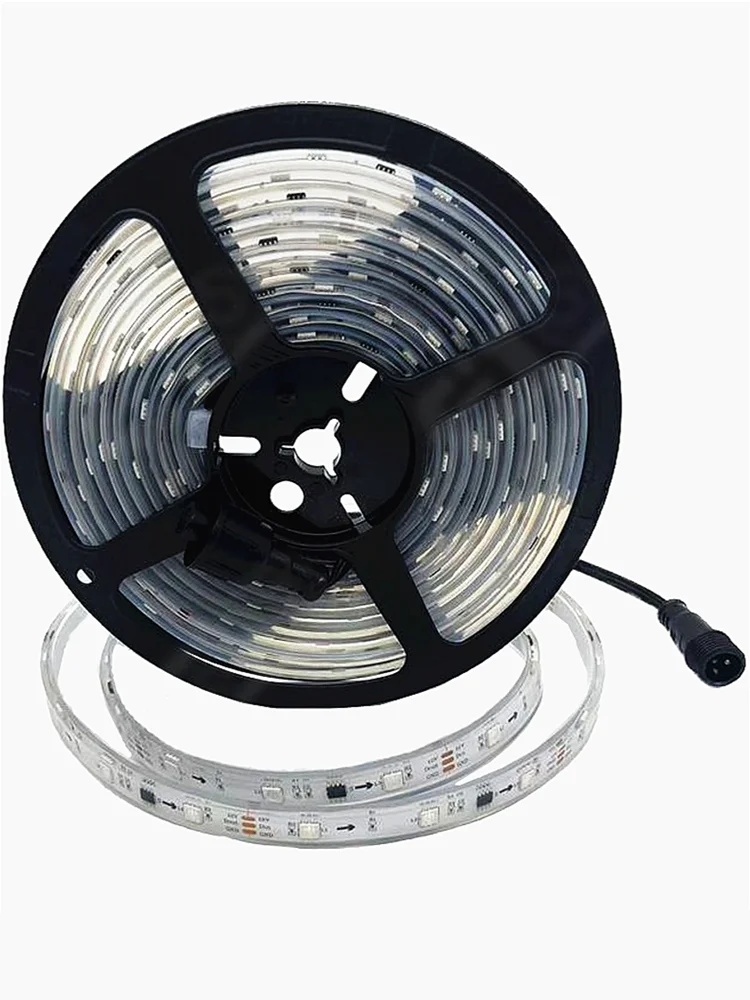 12V 100m Addressable WS2811 Pixel Strip RGB 5m 300Leds 5050 Led Strip Light