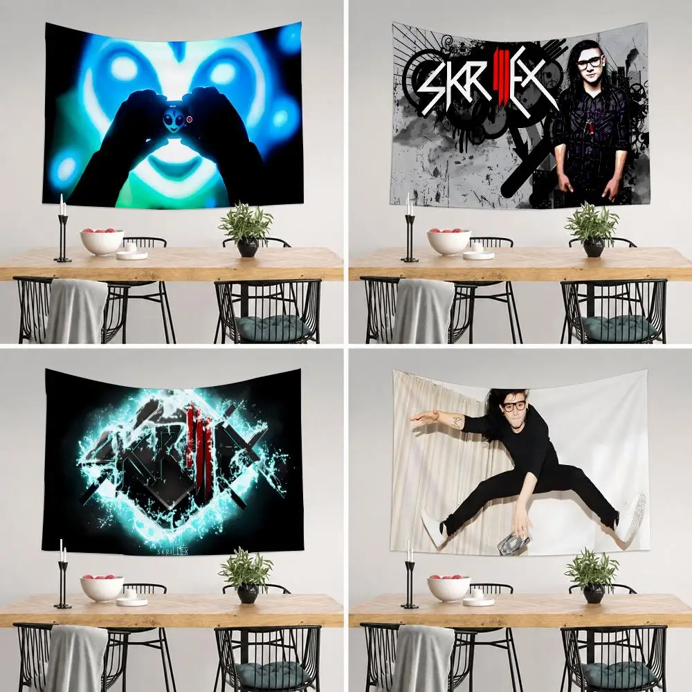 Singer S-Skrillex Tapestry Tapestry Wall Hanging For Bedroom Dorm Living Room Decor Aesthetic