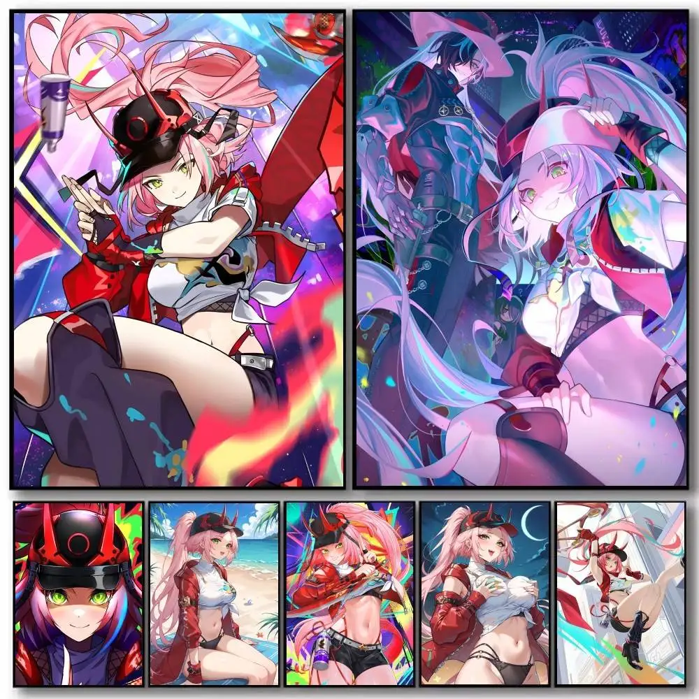 Rappa Honkai Star Rail Game Poster And Prints Wall Art Pictures For Modern Bedroom Game Room Home Decor