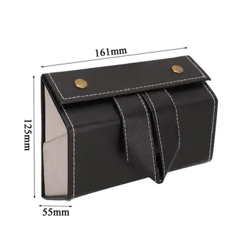 COHK 男士時尚皮革軟式太陽眼鏡盒,奢華設計師眼鏡盒包,硬質保護套,眼鏡配件 8 最佳銷售 墨鏡盒 - №7