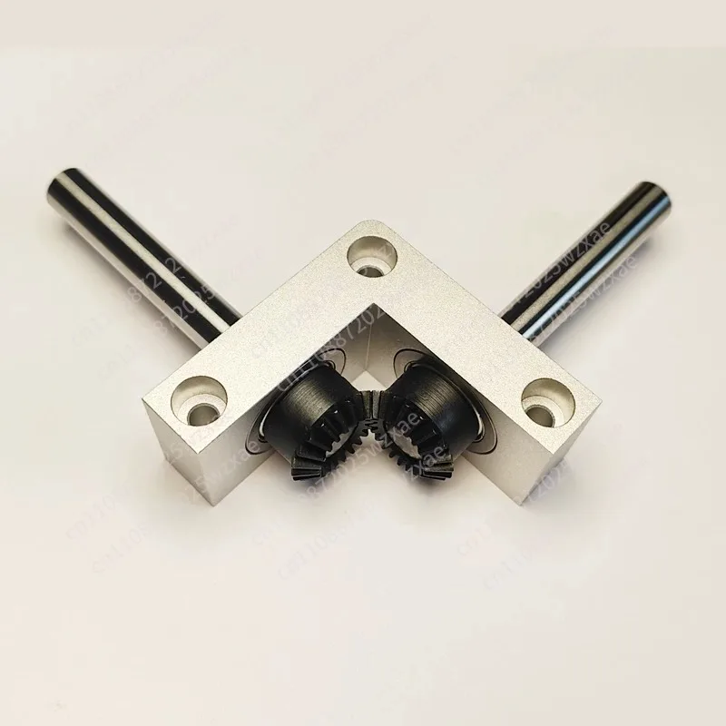 Small right-angle gearbox - 90 ° 1:1 bevel gearbox, 8mm/10mm shaft diameter optional