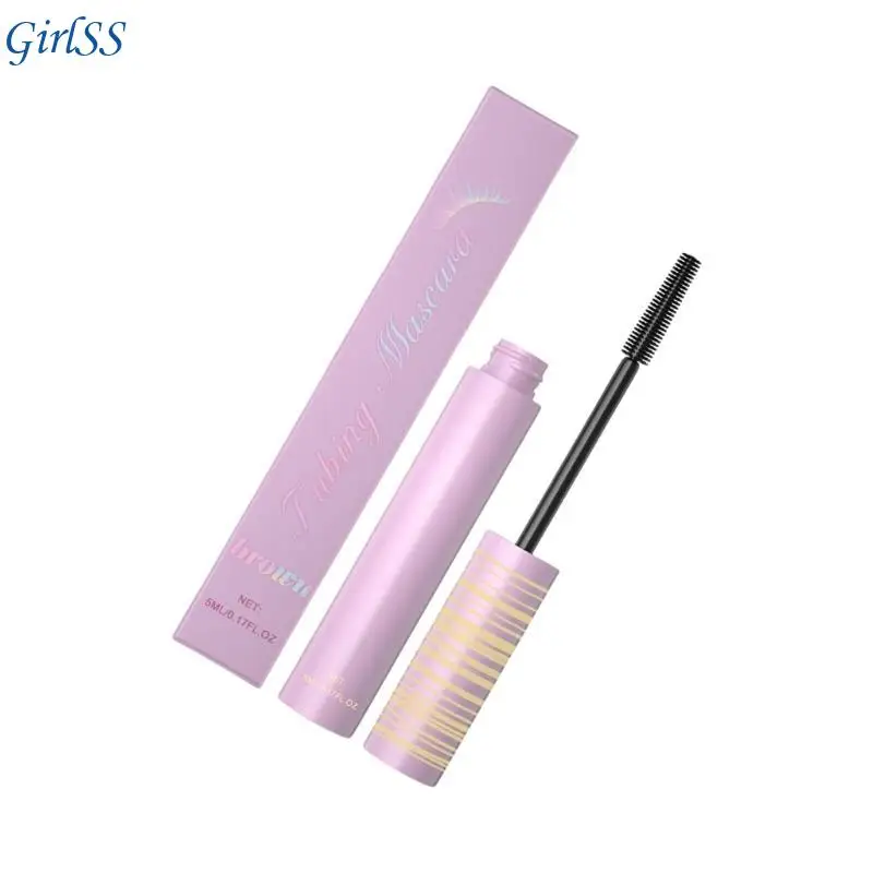 5D Zijdevezel Lash Mascara voor langere, dikkere, volumere wimpers Waterpoof Mascara Langdurige wimpers Mascara T4MB