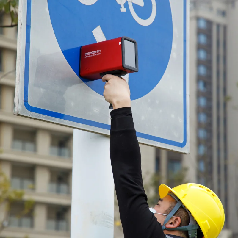 Reliable Digital Retroreflectometer for Road Markings Lines Classic Retroreflective Measuring Instrument Construction Machinery