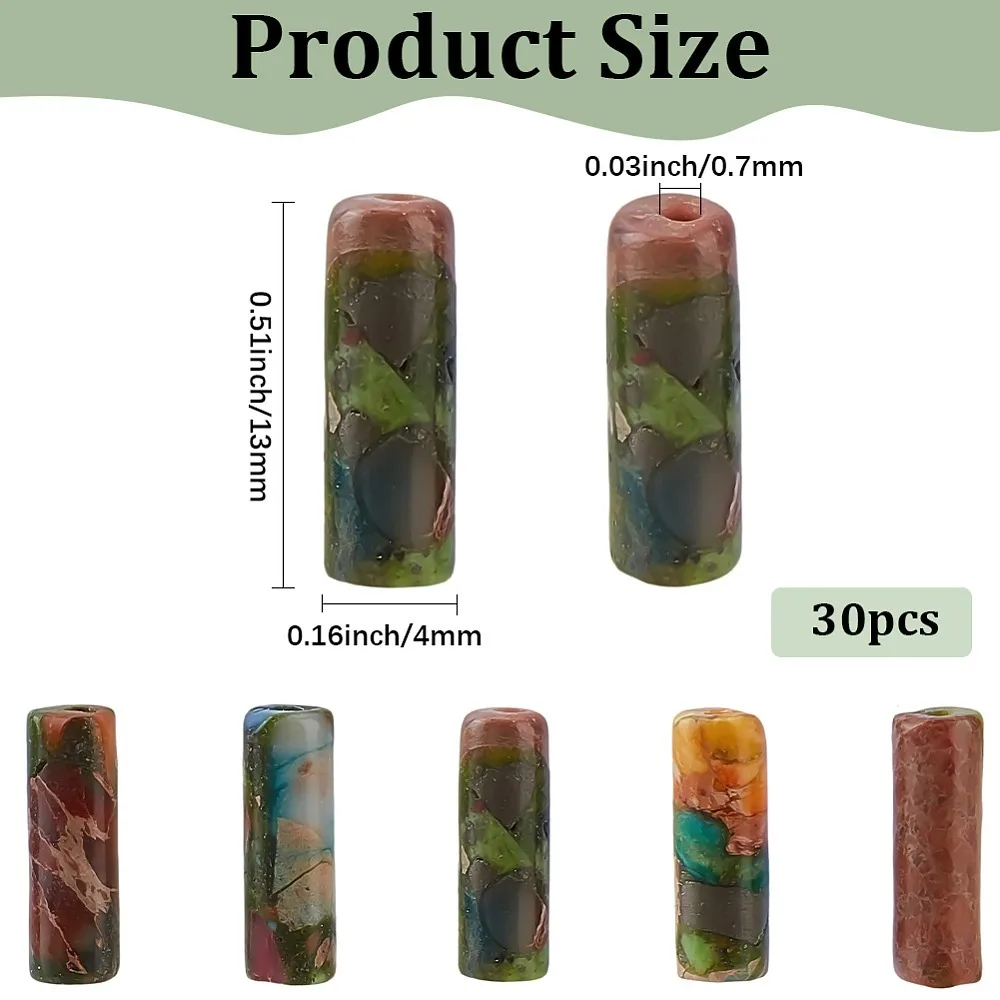 1-fio-de-contas-de-jaspe-imperial-com-linha-dourada-tingidas-em-coluna-colorida-13x4mm-furo-07mm-31-pecas-fio