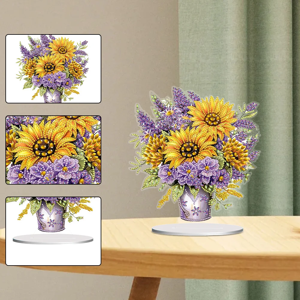 

Diamond Painting Tabletop Ornament Kit for Home Decor DIY Craft Modern Style Perfect for Living Room Bedroom Classroom